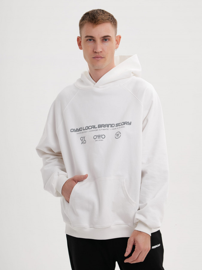 Худи OYYO LOCAL белый (M)